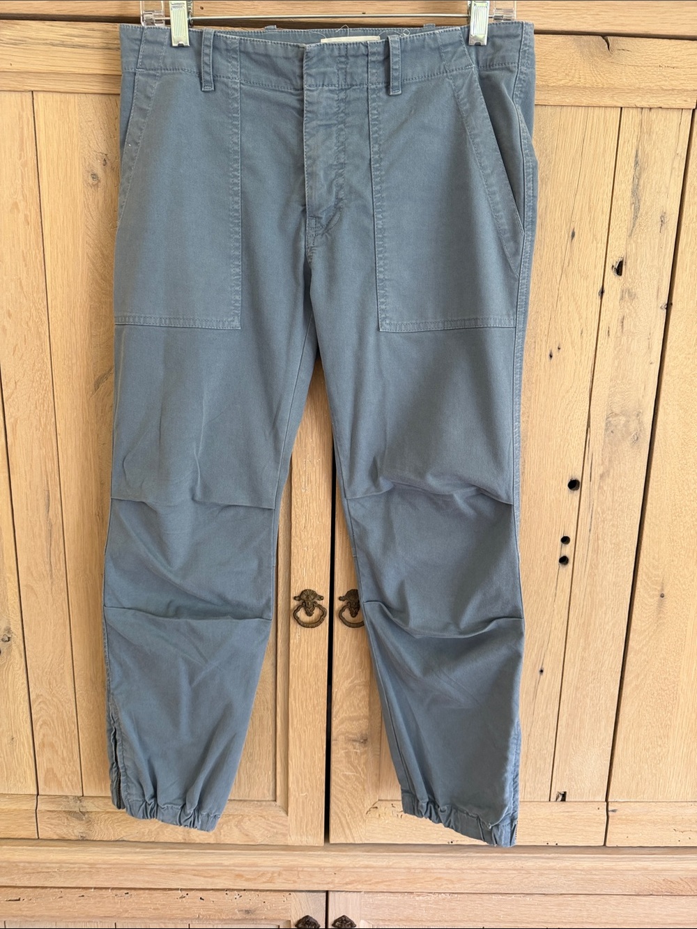 Nili Lotan Women’s Utility Cotton Pant - Slate Blue